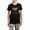 With Gray Camo Pant, variant on - American Northern Irish Roots Women's Dark Pajamas - Women's Short Sleeve Print T-Shirt and Pants Dark Cotton Pajama Set