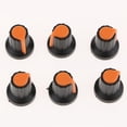 thumbnail image 4 of Perillas de plástico de 5 colores Sombreros para potenciómetros de eje de 6 mm WH148 AG2 Paquete de 30 Cola Perilla de potenciómetro, 4 of 8