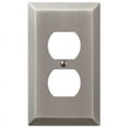thumbnail image 2 of Amerelle 163DAN Century Wallplate, 1 Duplex, Steel, Antique Nickel, 1-Pack, 2 of 3
