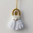 thumbnail image 1 of 1pc/lotChristmas Santa Claus Hanging Pendant,Woven Xmas Santa Claus Hanging Pendant with Cloth Tassel Beard,Christmas Tree Pendant for Party Holiday Festival Home Decoration(5.9*1.57in), 1 of 7