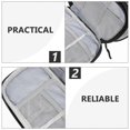 thumbnail image 2 of Digital Accessory Storage Bag Electronic Organizer for Travel and Bathroom Organization Black Shockproof 1Set, 2 of 4