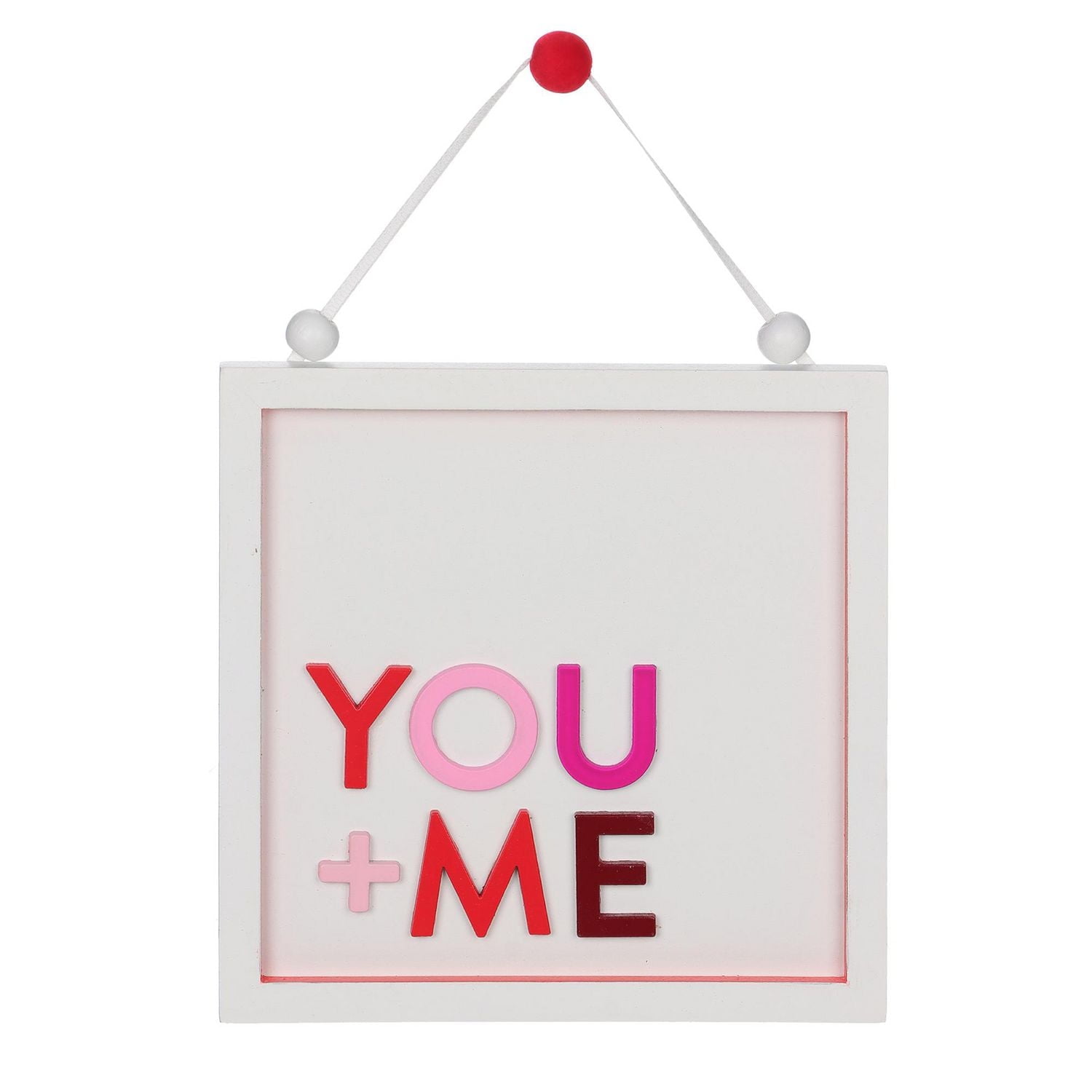 Saint Valentin, YOU&ME Enseigne suspendue