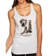 thumbnail image 1 of Wild Bobby, If It's Not a Weimaraner It's Just a Dog Gift | Womens Dog Lover Premium Tri-Blend Racerback Tank Top, Heather White, Small, 1 of 3