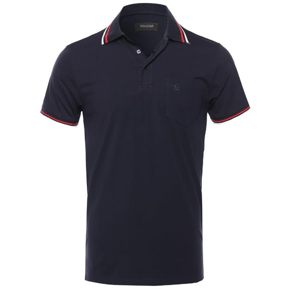 FashionOutfit Men's Collared Polo T-Shirt in Various Colors and Styles