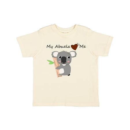 

Inktastic Koala (abuela loves me) Gift Toddler Boy or Toddler Girl T-Shirt