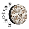 thumbnail image 2 of Kdxio leaf Moose fox owls tree for Tire Cover Wheel Protectors Tyre Covers Weatherproof Wheel Covers Universal Fit for Trailer Rv SUV Truck Camper Travel Trailers 17 inch, 2 of 5
