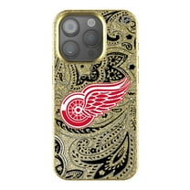 Keyscaper Gold Detroit Red Wings Paisley Bling iPhone Case