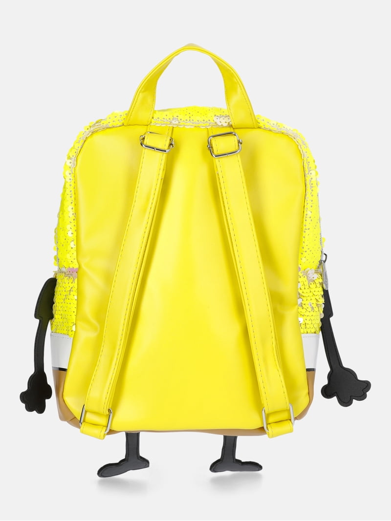 flip sequin mini backpack girls Justice Girls X SpongeBob SquarePants Flip Sequin Mini Backpack, Yellow