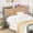 oak, variant on SEPTBOT King Size Headboard Only with Outlets, Wall Mount Wood Fluted Headboard with Storage, Height Adjustable, Storage Rack, Sturdy and Stable, Easy Assembly(Grey, King)