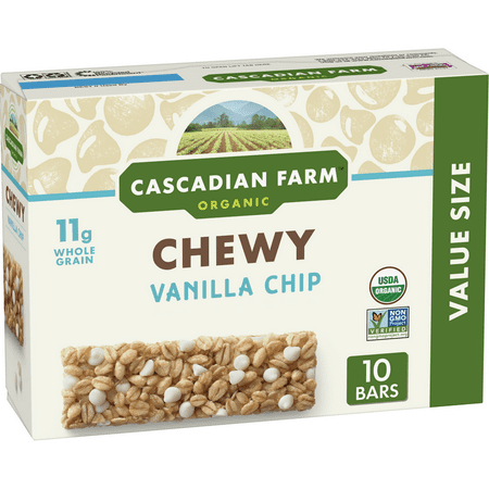 Cascadian Farm Organic Vanilla Chip Granola Bars 10 ct 12.3 oz