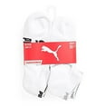 thumbnail image 1 of PUMA Socks Men's Low Cut Socks, White Traditional, Sock Size:10-13/Shoe Size: 6-12 (Pack of 6), 1 of 4