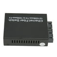 thumbnail image 3 of Fiber Media Converter Tx1310nm SC Dual Fiber Single Mode 100Mbps Fiber Optic Transceiver Up to 25km RJ45 Port 100‑240V US Plug, 3 of 14