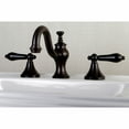 thumbnail image 3 of Kingston Brass KC7165PKL 8 in. Widespread Bathroom Faucet, Oil Rubbed Bronze, 3 of 4