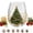 Tree#-A06, variant on 3D Christmas Glass Art Cup Set, Raised Holiday Glassware, Handmade Snowman Drinking Glass for Wine Coffee Tea, Xmas Party Festive Home Decor(Santa)