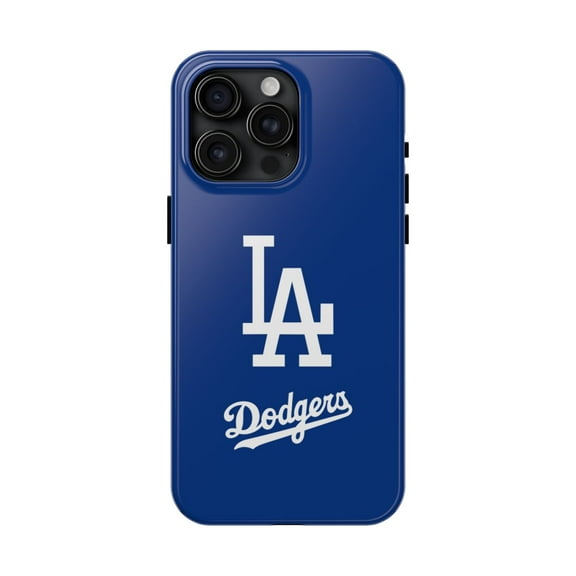 iPhone Tough Case - Dodgers Logo Los Angeles American Baseball Sports Fan - iPhone 15 Pro Max