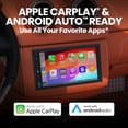 thumbnail image 2 of BOSS Audio Systems Elite BE7ACP.X Estéreo de coche doble DIN Apple CarPlay Android Auto, pantalla táctil de 7 pulgadas, Sirius XM-Ready, Bluetooth, panel multicolor, 2 of 5