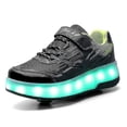 thumbnail image 2 of Childrens Sneakers Double-wheeled Shoes Led Light Shoes Q7-yky, 2 of 4