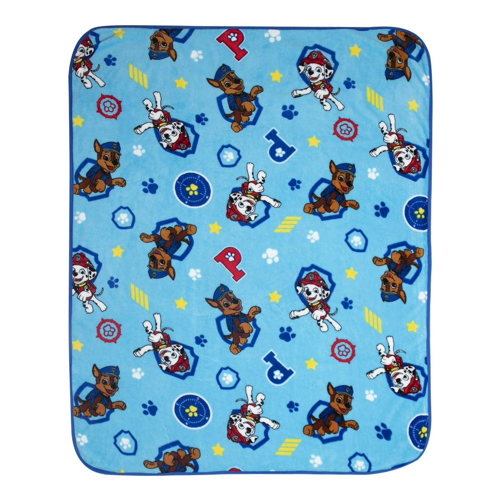 Paw Patrol Toddler Coral Plush Blanket