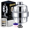 thumbnail image 1 of TFixol 20-Layer Shower Water Filter with Dual Cartridges - Includes One Installed and One Spare for Continuous Purification, 1 of 7