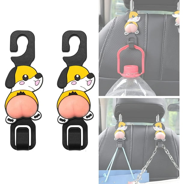 Ganchos para reposacabezas de coche de 2 piezas, gancho para coche, gancho para reposacabezas de coche, organizador para reposacabezas de asiento trasero de coche, almacenamiento universal para montaj