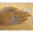 thumbnail image 5 of oneOone Viscose Chiffon Mustard Yellow Fabric Abstract Block Dress Material Fabric Print Fabric By The Yard 42 Inch Wide, 5 of 5