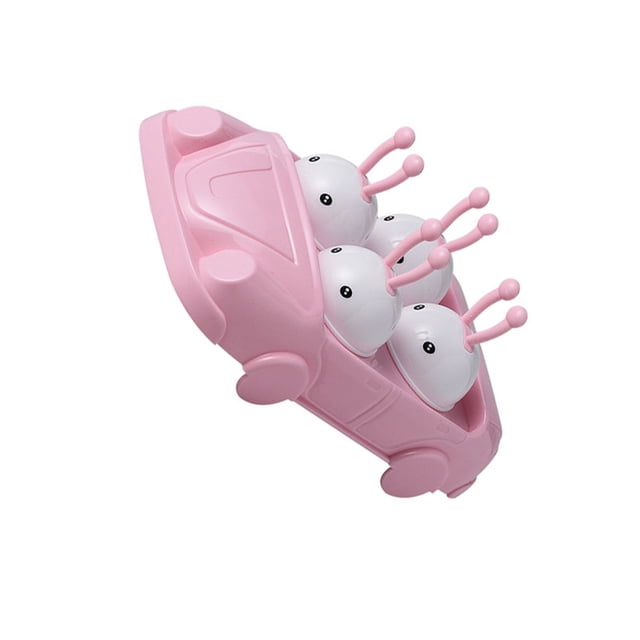 Toystoory Molde de paletas para coche DIY, rejilla de hielo de plástico hecha en casa, molde de helado de dibujos animados, resistente al calor, Cocina y Comedor Rosado Toystoory HA005145-01