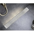 thumbnail image 5 of HEATGENE 36 Inches Linear Shower Drain Brushed - Rectangular Bathroom Shower Floor Drain - Adjustable Leveling Feet - Removable Decorative Cover - cUPC Certified, 5 of 7