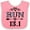 Pink and White, variant on Inktastic Running Half Marathon Run Girls Baby Bib