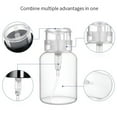 thumbnail image 7 of Walbest 250ml (8.8 oz) Press Bottle Push Down Empty Pump Dispenser for Nail Polish & Makeup Remover Liquid Bottle, Leak-proof Plastic Press Pumping Empty Bottle, 7 of 7