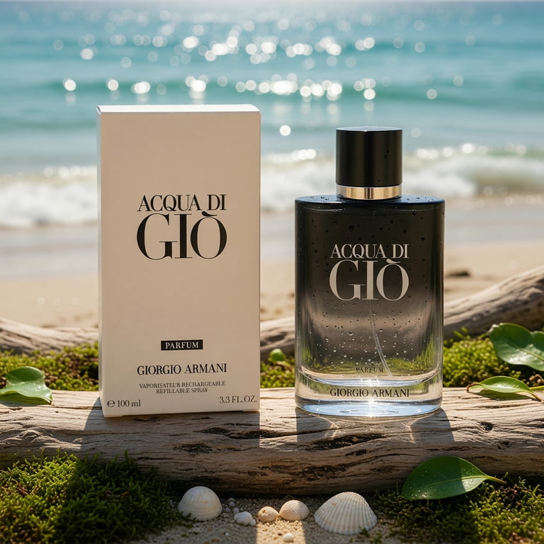 Giorgio Armani, Acqua di Gio Parfum Spray for Men, 3.3 oz Marine