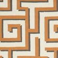 thumbnail image 4 of SAFAVIEH Four Seasons Lazar Geometric Polyester Area Rug, Ivory/Brown, 3'6" x 5'6", 4 of 5