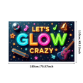 thumbnail image 3 of Neon Design Party Decoration Let Glow Music Banner for Disco Party Indoor Decoration Celebration, 3 of 8
