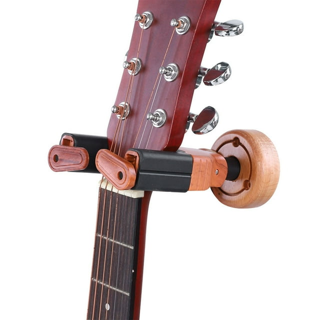 Colgador de pared para guitarra ANGGREK madera maciza soporte de pared goma