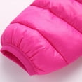 thumbnail image 6 of Unisex Kids Coat Boys Girls Puffer Jacket Winter Warm Insulated Lightweight Packable with Zip Pockets Outerwear Hot Pink 13-14 Y, 6 of 7