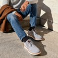 thumbnail image 3 of Zapatillas Bruno Marc para Hombre KnitFlex Breeze de Malla con Cordones Gris, 3 of 9