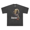 thumbnail image 3 of Camiseta de manga corta de algodón para hombre, de Chucky, Pesadilla en Elm Street, película de terror de Halloween, 3 of 5