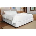thumbnail image 6 of Box Spring Cover Queen Size, Stretch Knit Bed Skirt Wrap Around 4 Sides, Hide Box Spring for Home Hotel, Fits Standard Low Profile Queen Queen XL Bed, Easy Fit Machine Washable, White, 6 of 6