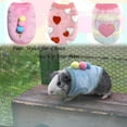 thumbnail image 3 of Vehomy 4 Pieces Bunny Clothes for Rabbits- Small Animal Guinea Pig Warm Vest Clothes Costume Soft T-Shirt for Kitten Ferret Chihuahua Puppy Mini Dog and Small Animals XXS, 3 of 6