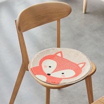 WKSCLPAI Round Seat Cushion 12" Cute Cartoon Animal Round Stool Chair Cushions for Boys and Girls Office Sedentary Soothing Chair Cushion Non Slip and Stain-resistant