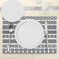 thumbnail image 3 of Ambesonne Irish Place Mats Set of 4, Vintage Celt Ornaments, Standard Size, Black White, 3 of 6