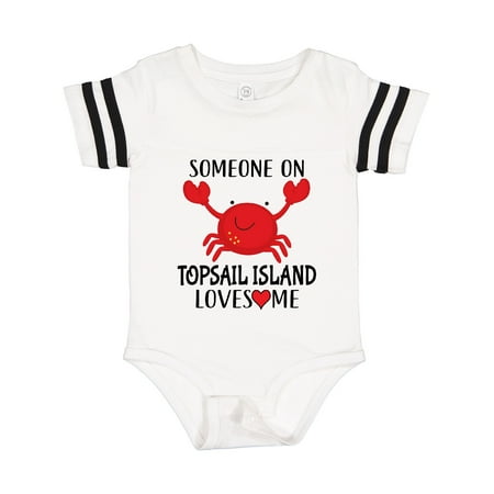 

Inktastic Someone on Topsail Island Loves Me Gift Baby Boy or Baby Girl Bodysuit