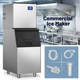 thumbnail image 5 of Tittla 450Lbs/24H Air Cooled Split Commercial Ice Maker Machine with 300Lbs Ice Bin in Silver Two packages 156 Ice Cubes/Cycle, 5 of 12