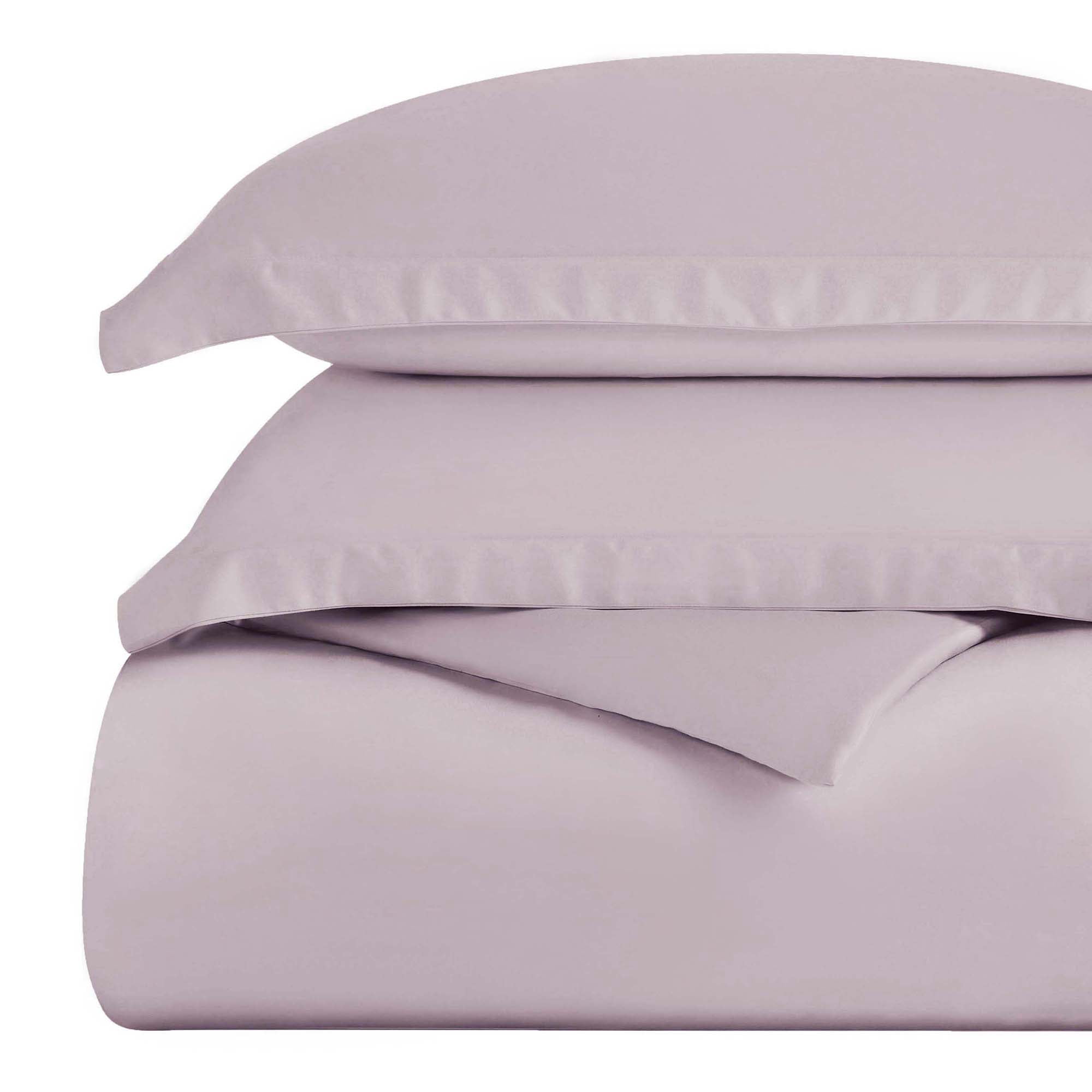 Solid 300-Thread Count Egyptian Cotton Duvet Cover Set
