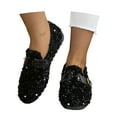 thumbnail image 3 of Carnival Shoes Women Retro Glitter Slip On Casual Comfortable Round Toe Walking Soft Sole Shoes, 3 of 8
