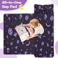 thumbnail image 4 of Halloween Purple Spooky Icons Toddler Nap Mats for Kids Preschool,50"x20" Sleeping Mat Bag or Kids,Toddler Sleeping Bag,Toddler Nap Mat or Daycare, 4 of 6