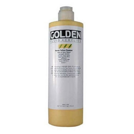 UPC: 0738797241060 | Golden – Fluid Acrylic – Pint Bottle – Yellow Oxide