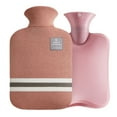 thumbnail image 2 of Yirtree Hot Water Bottle with Knitted Cloth Cover - 1000ml/2000ml Classic Hot Water Bag for Pain Relief, Neck and Shoulders, Feet Warmer, Menstrual Cramps, Hot and Cold Therapy, 2 of 8