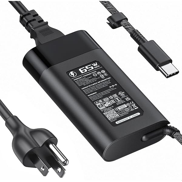 wonima11 65W HP Laptop Charger USB C Type C Power Adapter for HP EliteBook Elite Spectre X360 X2 830 1030 1040 Envy 11 13 14 15 ProBook 430 G6 G7 G8 Chromebook Pavilion,10FT,with US Power Cable