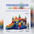 thumbnail image 5 of Rayocon Inflatable Bounce House with Slide, Kids Backyard Bouncer with Basketball Hoop, Blower Included, Heavy-Duty PVC, 18 x 12 x 13 ft, 5 of 8