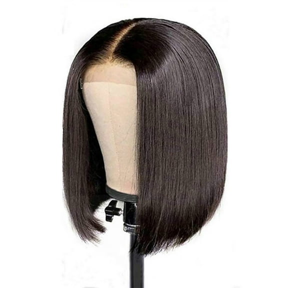 Dopi Short Straight Bob Wigs Lace Closure Wigs Straight Bob Lace Front Wigs
